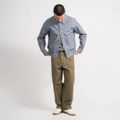 [A VONTADE] UTILITY TROUSERS W/BELT _ OLIVE