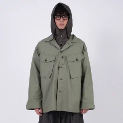 [AÏE] PU657 PRS SHIRT _ A-OLIVE