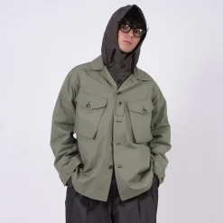 [AÏE] PU657 PRS SHIRT _ A-OLIVE