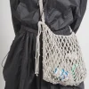 [AMOMENTO] HAND MADE CROCHET BAG _ GREY BEIGE