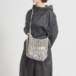 [AMOMENTO] HAND MADE CROCHET BAG _ GREY BEIGE