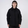 [AMOMENTO] HOURGLASS HALF COAT _ BLACK