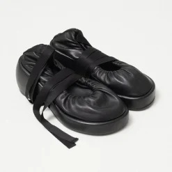 [AMOMENTO] SHIRRING HEELS _ BLACK