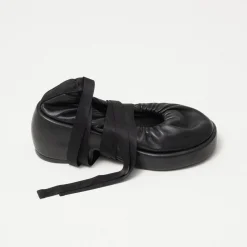 [AMOMENTO] SHIRRING HEELS _ BLACK