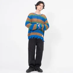 [ANDERSSON BELL] EMBROIDERY WRAP JEANS _ BLACK