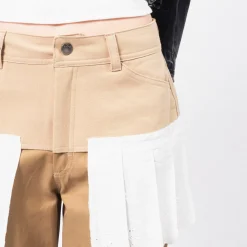 [ANDERSSON BELL] LACE PLEATS SKIRT PANTS _ BEIGE
