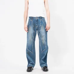 [ANDERSSON BELL] RODEO CARPENTER WIDE JEANS _ BLUE