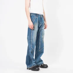 [ANDERSSON BELL] RODEO CARPENTER WIDE JEANS _ BLUE