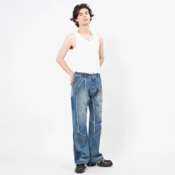 [ANDERSSON BELL] RODEO CARPENTER WIDE JEANS _ BLUE