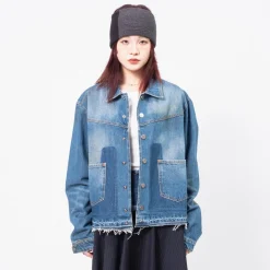 [ANDERSSON BELL] RODEO MOTORCYCLE DENIM JACKET _ BLUE