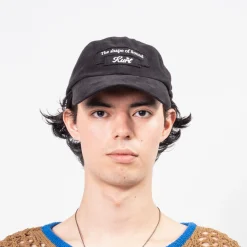 [ANDERSSON BELL] UNISEX DOUBLE PATCH CAP _ BLACK