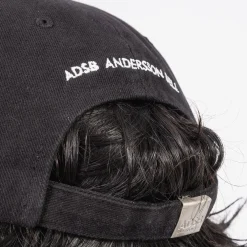 [ANDERSSON BELL] UNISEX DOUBLE PATCH CAP _ BLACK