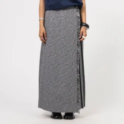[BEAMS BOY] G.CHK KILT SKIRT _ GREY CHECK