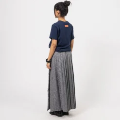 [BEAMS BOY] G.CHK KILT SKIRT _ GREY CHECK