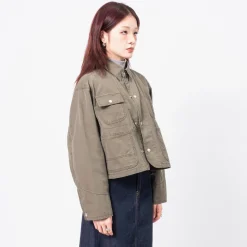 [BEAMS BOY] G.CO SHORT C/ALL _ OLIVE