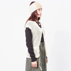 [BEAMS BOY] G.7G FISHNET VST _ IVORY