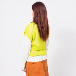 [BEAMS BOY] G.7G FISHNET VST _ LIME