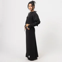 [BEAMS BOY] G.MIL KNIT SKIRT _ BLACK