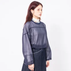 [BEAMS BOY] G.SHEER FOOT/BLS _ NAVY
