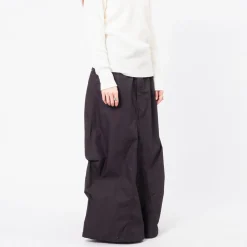 [BEAMS BOY] O.ARMY HIGH-WAIST PANTS ARRANGEMENT DRESS _ BLACK