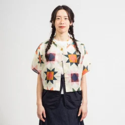 [BEAMS BOY] O.BOYQUILT/P B/F _ IVORY