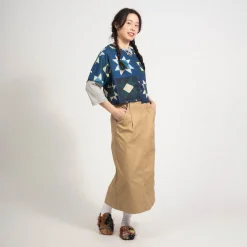 [BEAMS BOY] O.BOYQUILT/P B/F _ NAVY