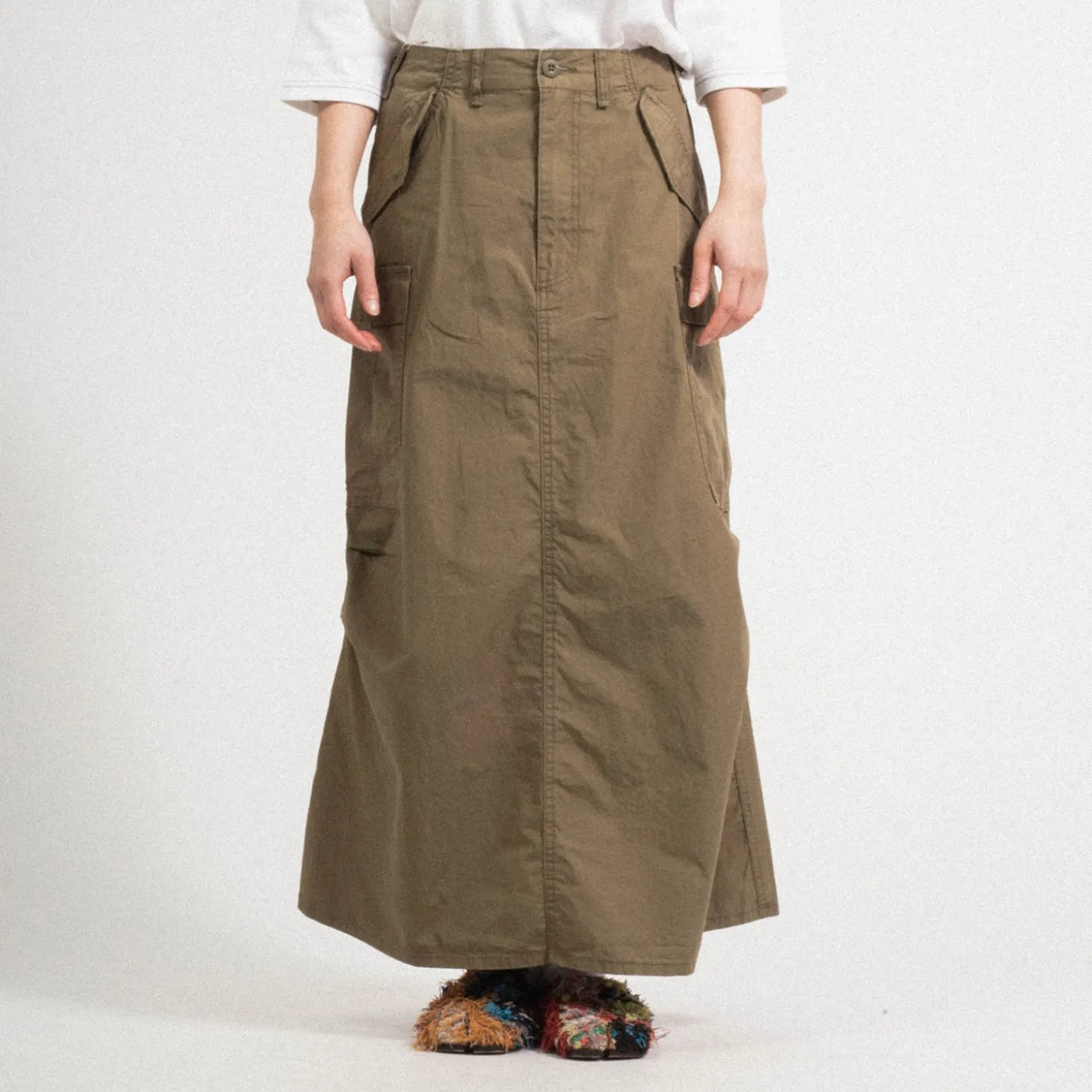 [BEAMS BOY] O.C/TYPE M-65 SKIRT _ OLIVE