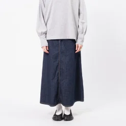 [BEAMS BOY] O.DENIM 5 POCKET MAXI SKIRT _ INDIGO