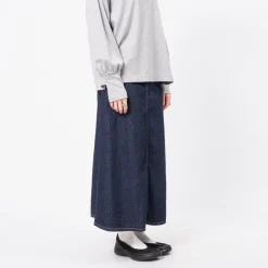 [BEAMS BOY] O.DENIM 5 POCKET MAXI SKIRT _ INDIGO