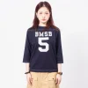 [BEAMS BOY] O.KNIT F/B3/4 _ NAVY