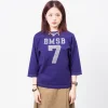 [BEAMS BOY] O.KNIT F/B3/4 _ PURPLE