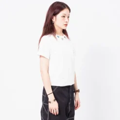[BEAMS BOY] O.SHOP BAG LOGO POCKET TSHIRT _ WHITE