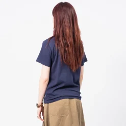 [BEAMS BOY] O.SHOP BAG LOGO POCKET TSHIRT _ NAVY