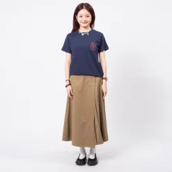 [BEAMS BOY] O.SHOP BAG LOGO POCKET TSHIRT _ NAVY