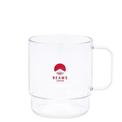 [BEAMS JAPAN] LOGO TRITAN STACKING MUG _ RED