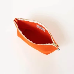 [BEAMS JAPAN x KURASHIKI HANPU] POUCH _ ORANGE