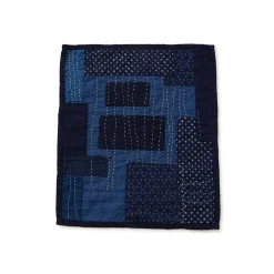 [BLUE BLUE JAPAN] WOVEN INDIGO HAND STITCHWORK PLACE MAT _ INDIGO