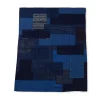 [BLUE BLUE JAPAN] WOVEN INDIGO HAND STITCHWORK TABLECLOTH _ INDIGO
