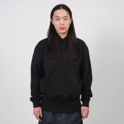 [CARHARTT] HOODED CARHARTT SWEAT _ BLACK/BLACK