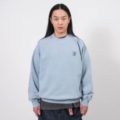 [CARHARTT] VISTA SWEAT _ DUSTY ICE GARMENT DYED