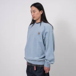 [CARHARTT] VISTA SWEAT _ DUSTY ICE GARMENT DYED