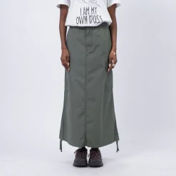 [CARHARTT] W CARGO SKIRT LONG _ DUCK GREEN RINSED