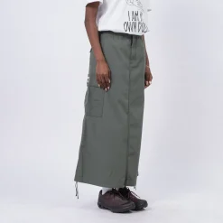 [CARHARTT] W CARGO SKIRT LONG _ DUCK GREEN RINSED