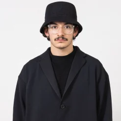 [CFCL] CF008AI148 MESH KNIT BUCKET HAT _ BLACK