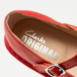 [CLARKS ORIGINALS] DESERT JANE _ RED LEATHER