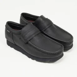 [CLARKS ORIGINALS] WALLABEE LOAFER GORE-TEX _ BLACK LEATHER