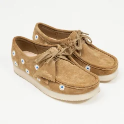 [CLARKS ORIGINALS] WALLABEE _ DARK OLIVE EMB