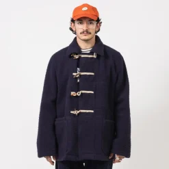[DRAKE'S] CASENTINO SHORT DUFFLE COAT _ NAVY