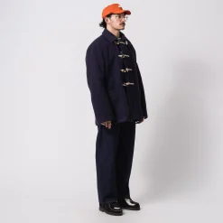[DRAKE'S] CASENTINO SHORT DUFFLE COAT _ NAVY