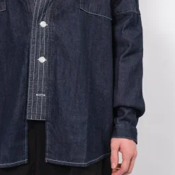[FDMTL] SH12R DENIM HAORI SHIRT RINSE _ INDIGO